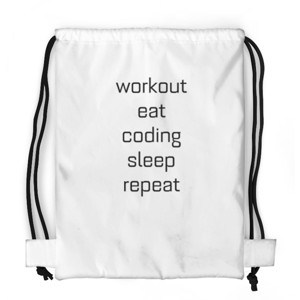 Tas Serut Fullprint Tas Serut Programmer-Coding