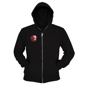 Hoodie Zipper DISTRO Collection G_BLACK FOREVER