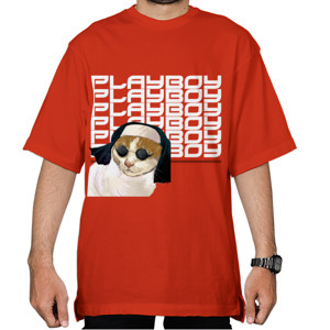 Kaos Oversize Play Boy desain Oversize