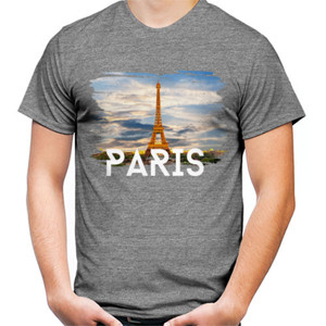 Kaos Kaos Pria Paris - RedMango Two-Tone