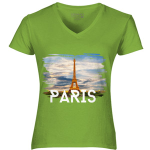 Kaos Kaos Pria Paris - RedMango Two-Tone