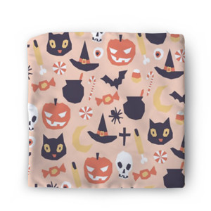 Sarung Bantal Geometric Halloween Pattern