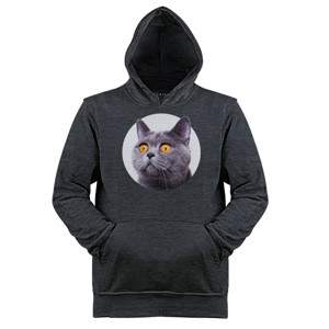 Jaket Hoodie Yellow Eyes Cat
