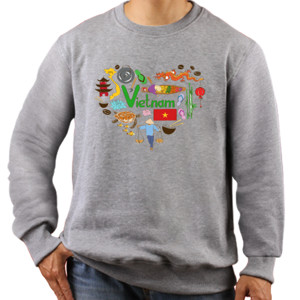 Jaket Sweater Travel to Vietnam