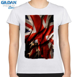 Kaos Union Jack - London Silhouette