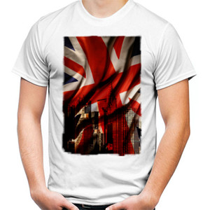 Kaos Union Jack - London Silhouette