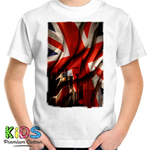 Kaos Union Jack - London Silhouette
