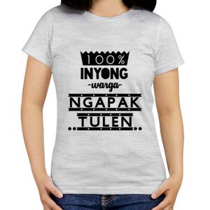 Kaos Kaos Inyong Warga Ngapak Tulen