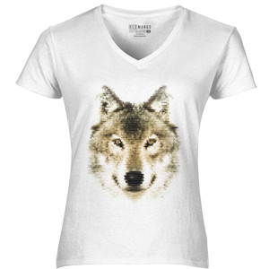 Kaos Serigala Mosaic