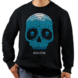 Jaket Sweater Rockstar Skull 