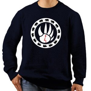 Jaket Sweater Bear Trail White 