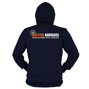 Hoodie Zipper Kaos Distrik Navigasi