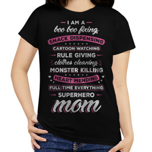 Kaos SUPERHERO MOM
