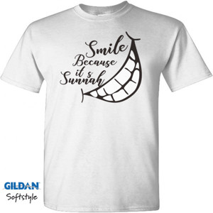 Kaos SUNNAH SMILE ALBIAKY Kaos