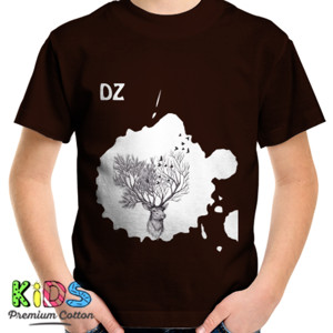 Kaos Baju Illustrasi Rusa Hutan