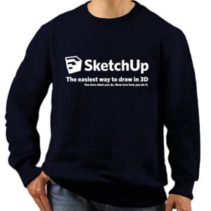 Jaket Sweater Edisi Kaos SketchUp