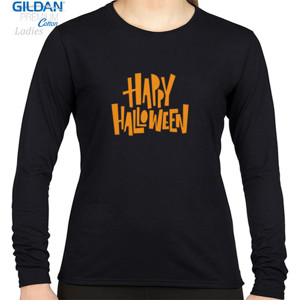 Kaos Happy Halloween Lettering