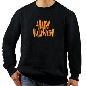 Jaket Sweater Happy Halloween Lettering