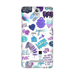 Purple Tumblr Sticker Casing HP