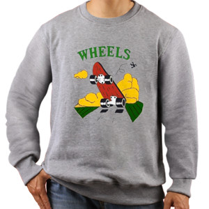 Jaket Sweater Wheels Skateboard Joey R