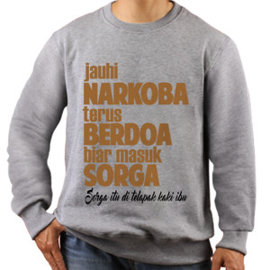 Jaket Sweater Jauhi Narkoba