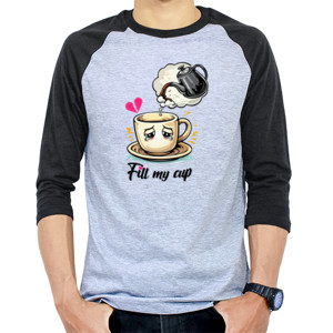 Kaos Raglan Fill Me