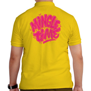 Kaos Polo Mingle Time