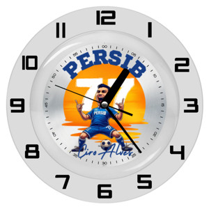 Jam Dinding PERSIB 77 CIRO ALVES - LIGHT
