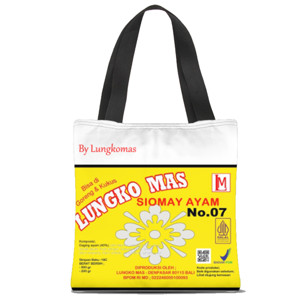 Tas Tote Fullprint Tas Tote Siomay Ayam By Lungkomas