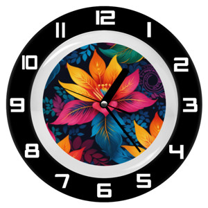 Jam Dinding Bundar batik