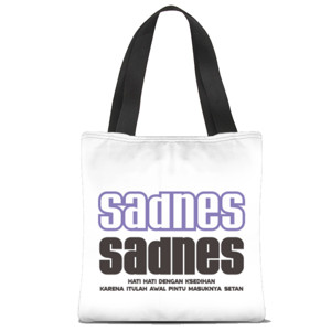 Tas Tote Fullprint sadnes