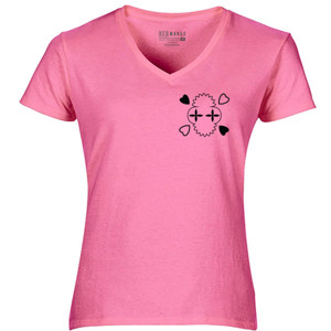 Kaos Kaos wanita motif Love