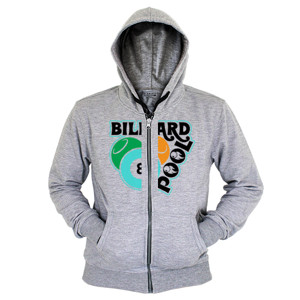 Hoodie Zipper Kaos Billiard / Baju Bilyar 090