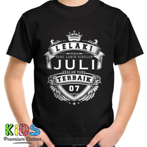 Kaos T-SHIRT LELAKI TERBAIK JULI - D2