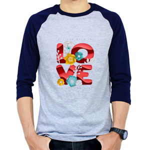 Kaos Raglan RedMango Love