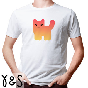 Kaos Angry React Meowy