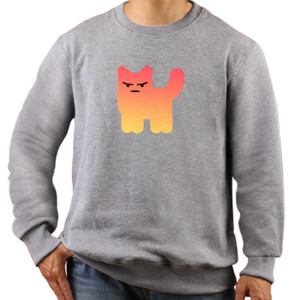 Jaket Sweater Angry React Meowy