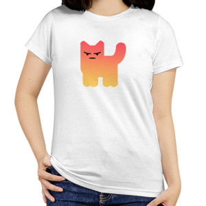 Kaos Angry React Meowy