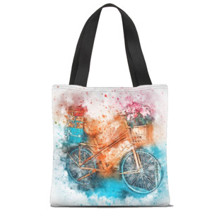 Tas Tote Fullprint Sepedaku