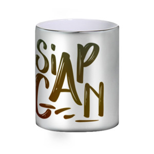 Mug Silver Siap gan Mug Silver Keramik