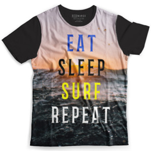 Kaos Fullprint All-over-print Shirt - Eat Sleep Surf Repeat
