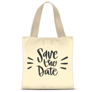 Tas Tote Fullprint Save The Date