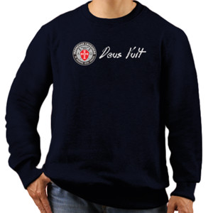 Jaket Sweater Kaos T-Shirt - CKI Deus Vult #02