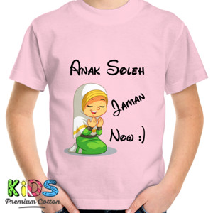 Kaos Baju Kaos Anak Soleh Perempuan