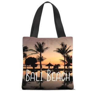 Tas Tote Fullprint Tas Totte Bali Beach