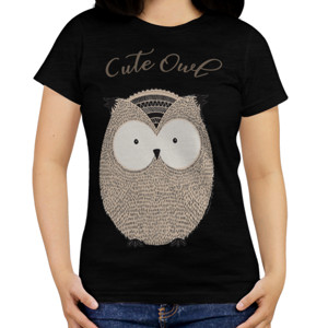 Kaos Cute Owl