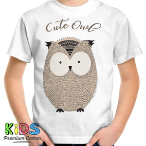 Kaos Cute Owl