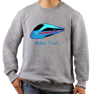 Jaket Sweater Bullet Train - Kereta Api Cepat