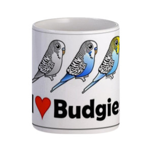 Mug i love budgies