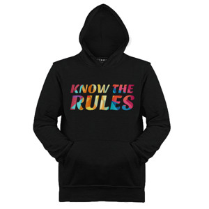 Jaket Hoodie Know The Rules Black